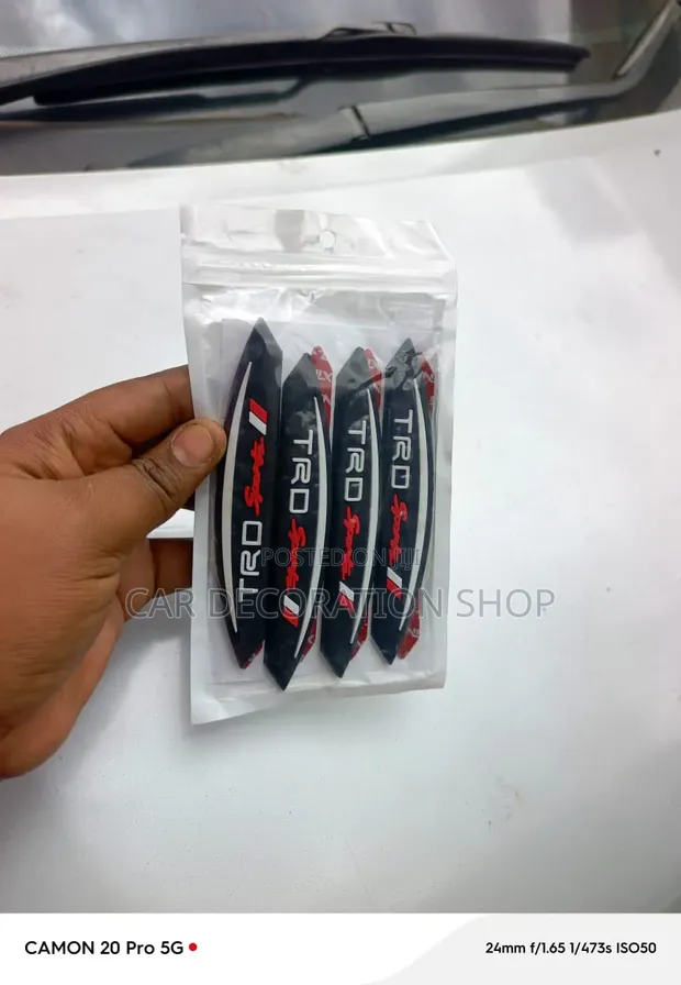 4pc TRD Rubber Car Door Edge Guard Protector - 1