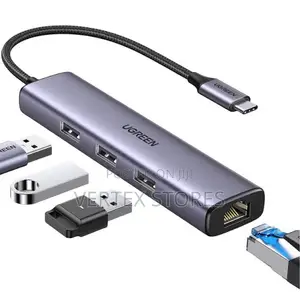 UGREEN CM475 USB 3.0 Hub with Gigabit Ethernet