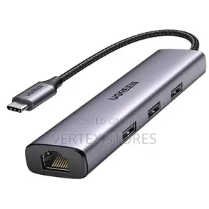 UGREEN CM263 USB-C 4-Port USB 3.0 Hub - Gray