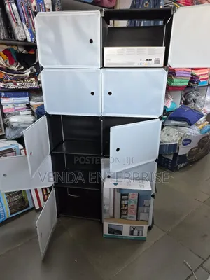 Two Column Plastic Wardrobe