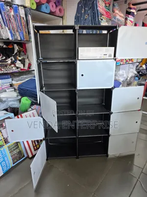 Brand New 2-Column Plastic Wardrobe