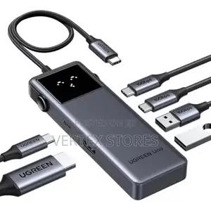 UGREEN CM888 7-in-1 UNO Docking Station - Kijivu