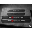 Peugeot Carbon Fiber Door Sill Protectors Zinazostahimili Mikwaruzo - 2