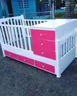 Childhome 4x6 Luxurious Baby Cot with Drawers - 2