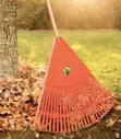 Tramontina Giant Leaf Rake - 26 Teeth, 120cm Wood Handle - 4