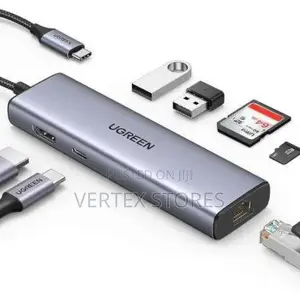 UGREEN CM512 7-in-1 USB-C Docking Station - Kijivu