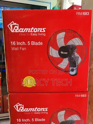 Ramtons 16" 5-Blade Wall Fan (RM683)