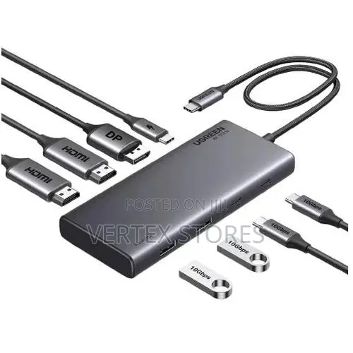 UGREEN CM639 8-in-1 Docking Station - Gray - 1