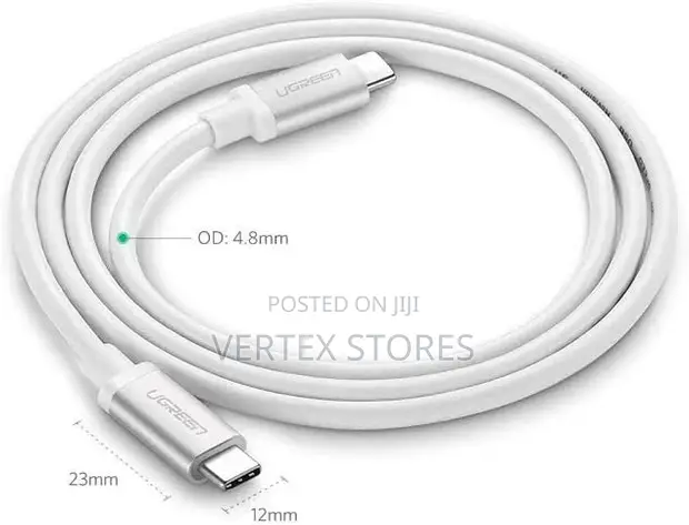 Ugreen US264 60W USB-C to USB-C Cable (1m) - 1
