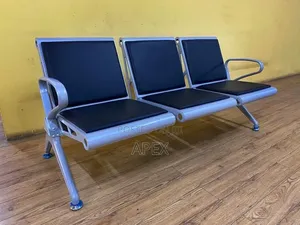 Heavy-Duty Padded 3-Seater Waiting Bench
