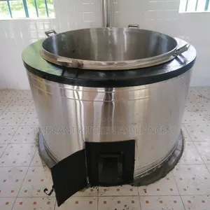 200 Litres Energy-Saving Firewood Jiko – Stainless Steel