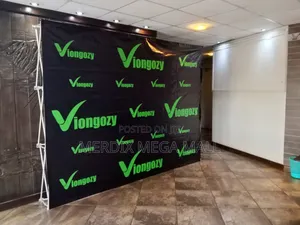 Merdix Media Banner Stand - 3m x 2.26m