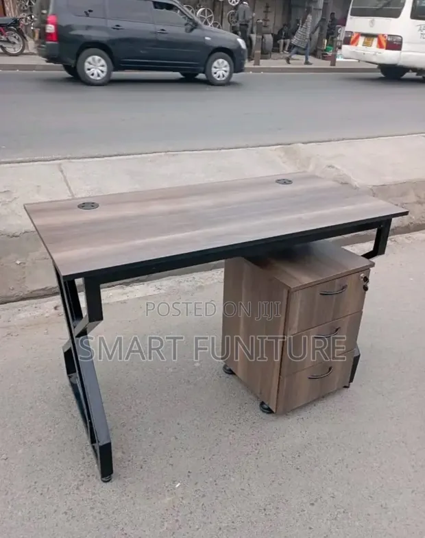 Boss Office Products 120cm Rectangular Office Desk - 1