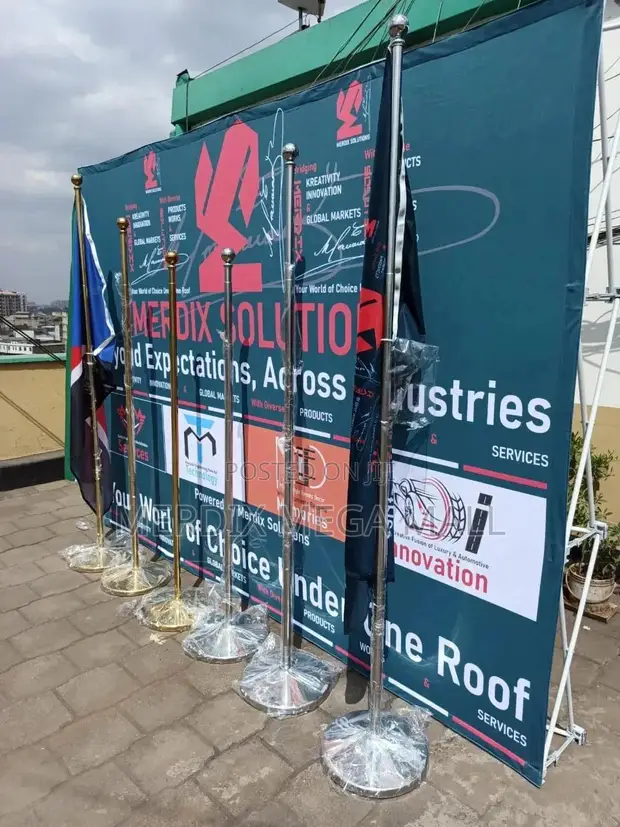 Adjustable Flag Poles and Stands - 1