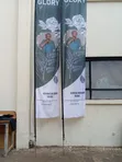 4.5m Telescopic Flag Pole with Stand & Branding - 5