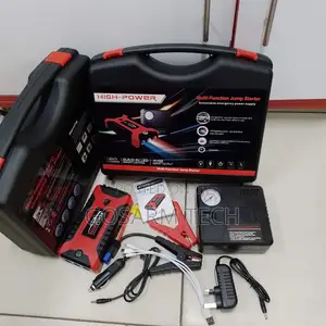 Compact Vehicle Jump Starter & Power Bank with Air Compressor
