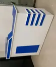 Kuntaa ya Mapokezi Nyeupe na Bluu yenye Hifadhi - 5