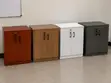 2-Door Lockable Wooden Office Storage Cabinet - 4