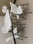 4-Seater Folding Table & Chairs Set - 4