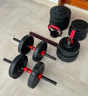 50KG 6-in-1 Adjustable Kettlebell Weight Set - Home Gym