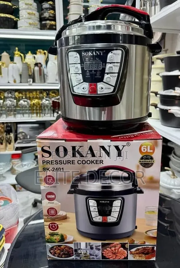 Brand New Sokany 6L Electric Pressure Cooker - 1