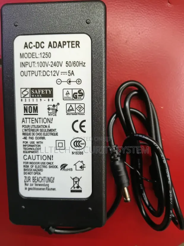 Power Adaptor 12V 5A - 1
