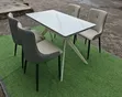Modern 4-Seater Extendable Dining Set - 1