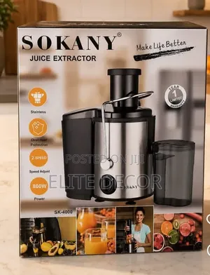 Sokany SK-4000 800W Juicer - Fruit & Vegetable Extractor