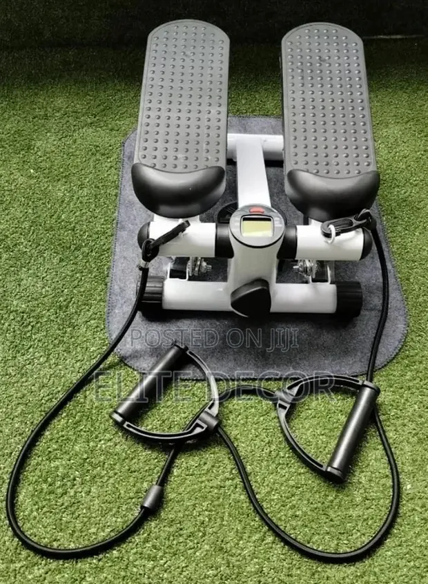Mini Stepper na Resistance Bands - Mazoezi ya Mwili Mzima Nyumbani - 1