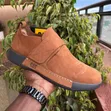 Caterpillar CAT Casual Shoes - Tan Leather Single Strap - 3