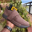 Caterpillar CAT Casual Shoes - Tan Leather Single Strap - 4
