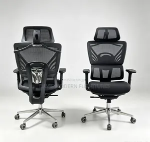 Ergonomic Mesh Swivel Office Chair with Headrest