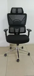 Black Executive Mesh Office Chair - 1