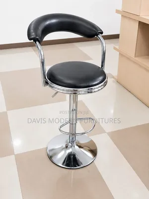 Adjustable Bar Stool with Backrest