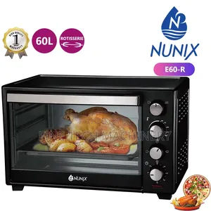 Nunix 60L Electric Oven with Rotisserie