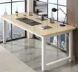 1.2m Ergonomic Metallic Office Desk - Brown - 2