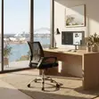 Fabric Home Office Modern Clerical Chair - 3