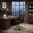 Fabric Home Office Modern Clerical Chair - 4