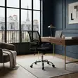 Fabric Home Office Modern Clerical Chair - 5
