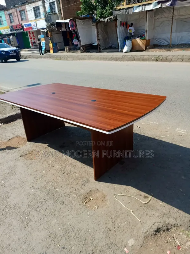 Large Boardroom Table - Walnut Finish - 1