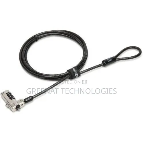 Kensington N17 Serialized Combination Cable Lock for Wedge Slots - 1