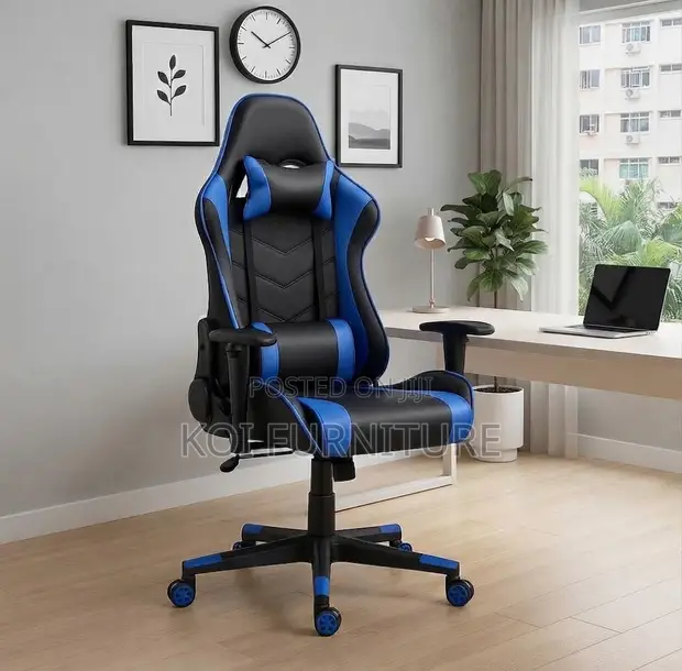 High Back Reclining Studio Chair with Pillow Rest - 1
