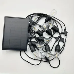 Solar String Lights Nje LED Edison Bulb 17m, 30 Bulbs