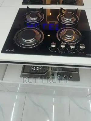 Brand New 4 Burner Bolesi Glass Hob