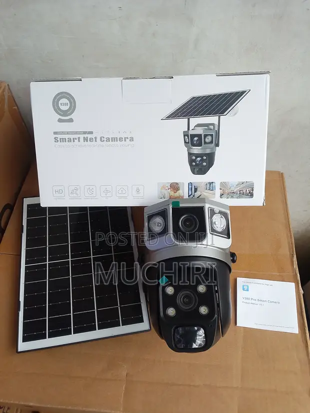 V380 Pro VTS02 4G Solar Security Camera - 1