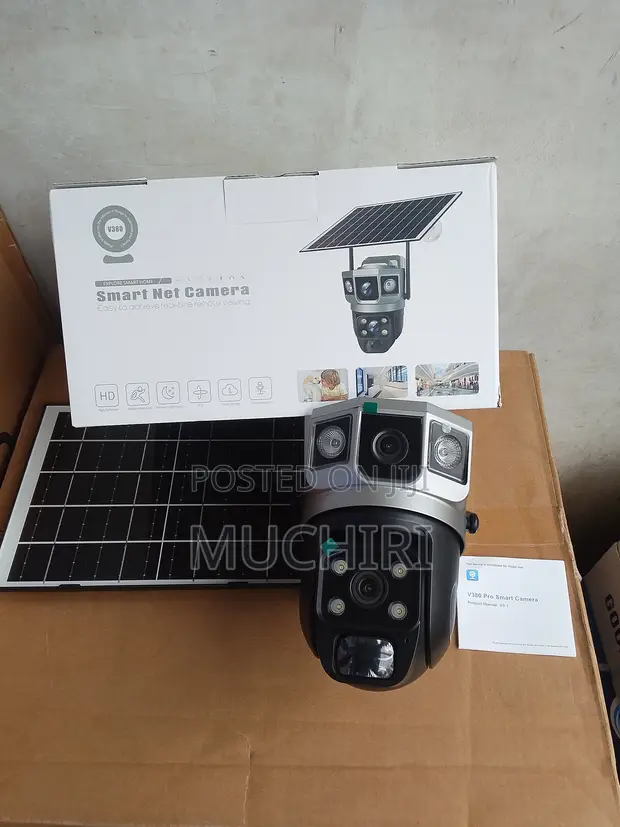 V380 Pro Solar Dual Camera 4G WiFi - 1