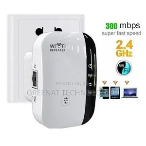 WiFi Repeater Extender 300Mbps 2.4GHz Wireless with WPS