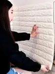 Modern Geometric Foam Wall Panels - 1