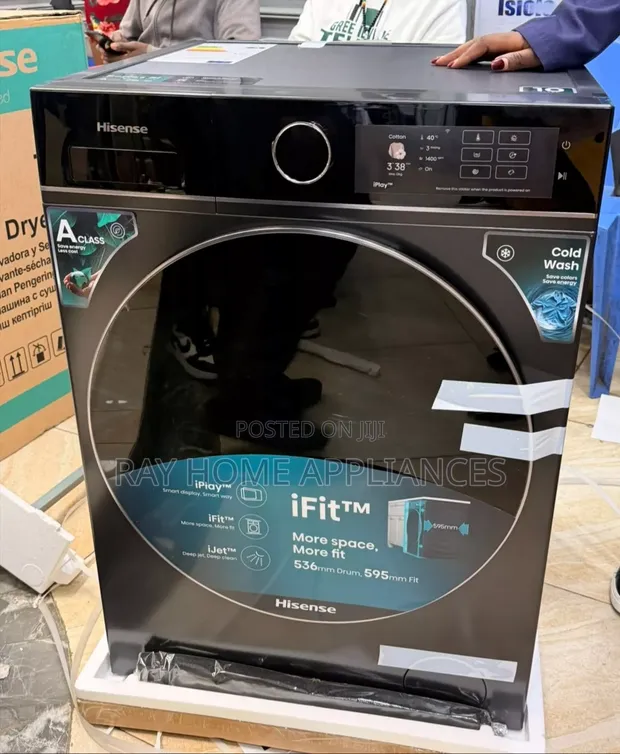 Hisense Series 5i 12/8kg Wash & Dryer Front Load (WD5I1245BB) - 1