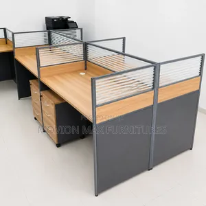 Boss Office Products 4-Way Workstation Desk